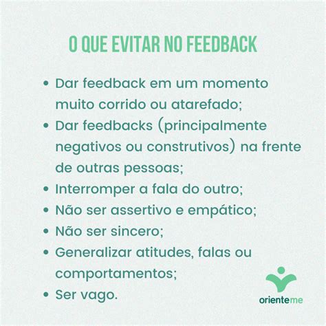 feedback positivo e negativo